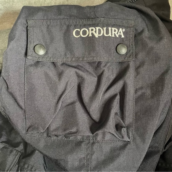 Belstaff Cordura Nylon Waterproof Biker Pants Cargo Pockets Zipper Boot Hem XL - Picture 9 of 15